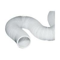 Flexible spiral ducting PVC (Ø x L) 12.7 cm x 3 m Wallair N52848 White