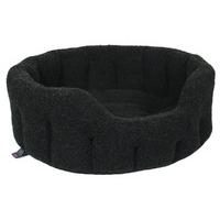 Fleece Material Softee Beds Black