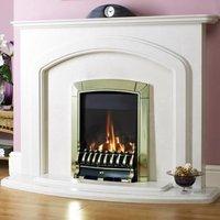 Flavel Caress Traditional High Efficiency Gas Fire Chrome Manual Control
