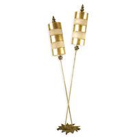 Flambeau Nettle Lux Gold Floor Lamp