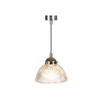 fluted glass mini pendant light