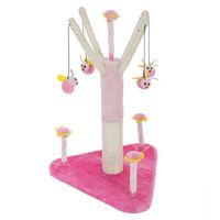 Flying Bees Cat Tree - Pink