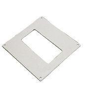 Flat channel ducting 4 Inch PVC Wall Plate - E58898