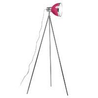 floor lamp tripod hot pink shadechrome