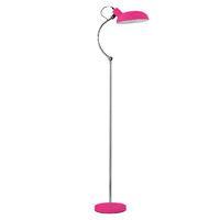 Floor Lamp Hot Pink ShadeChrome