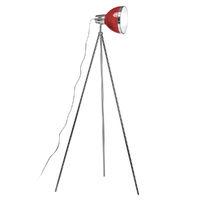 floor lamp tripod red shadechrome