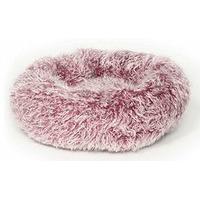 Fluffies Cushion Pet Bed Colour: Purple