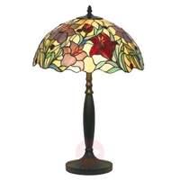 floral table lamp athina handmade 62 cm