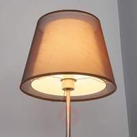 Floor lamp Weni, brown