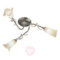 fly ceiling light flowery three bulbs