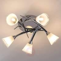 floki led ceiling light with chalice shaped shades