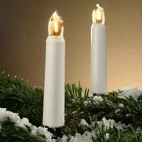 Fluted candle string lights, 20 bulbs