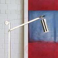 Floor lamp in the Bauhaus style with counterweight