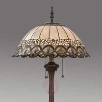 floor lamp frieda with a tiffany lampshade