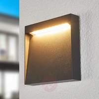 Flat LED outdoor wall light Bene