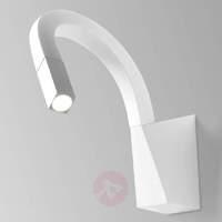 Flexible Snake LED wall light in white