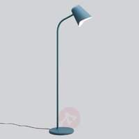 Floor lamp Me, petrol blue