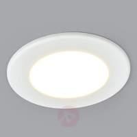 Flat LED recessed light Editha for bathrooms, 5 W