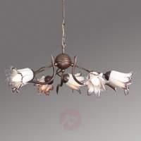 Florally designed hanging light Charlotte