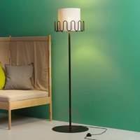 Floor lamp Frilly with coat hooks