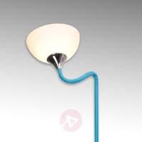 Flexible head - blue floor lamp Lucie