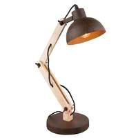 Flexible wooden table lamp Taio
