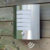 Flat IR outdoor wall lamp OSLO stainless steel