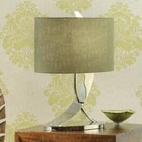 Flex Table Lamp with Olive Green Shade