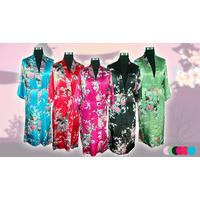 Flower Pattern Kimono Robe; 6 colours