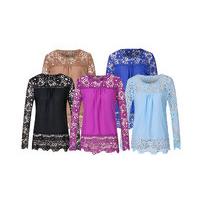 Floral Lace Top - 5 Colours, 8 Colours