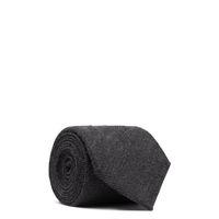 Flannel Tie - Charcoal Melange