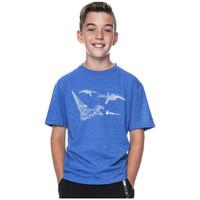 Flow Society T-Shirt GABRIEL boys\'s Children\'s T shirt in blue