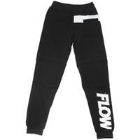 flow society trousers eliott boyss childrens sportswear in black