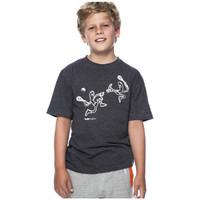 Flow Society T-Shirt ETHAN boys\'s Children\'s T shirt in black