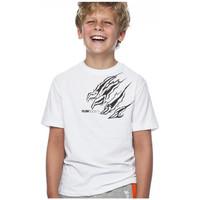 Flow Society T-Shirt HUGO boys\'s Children\'s T shirt in white