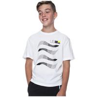 Flow Society T-Shirt MATHIS boys\'s Children\'s T shirt in white