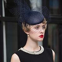 Flax Net Headpiece-Wedding Special Occasion Outdoor Fascinators Hats 1 Piece