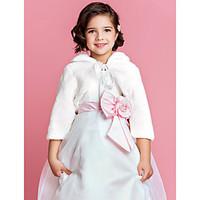 flower girls faux fur eveningwedding evening jacketwrap bolero shrug