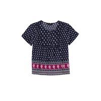 Floral Print Peasant Top (Kids)