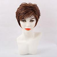 Fluffy Comfortable Mixed Color Short Hair Synthetic Wig