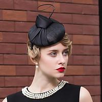 Flax Headpiece-Wedding Special Occasion Casual Office Career Outdoor Hats 1 Piece