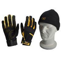 Flexible Construction Gloves with Beanie Hat