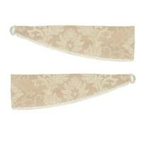 florence natural luxury jacquard tiebacks pair