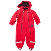 Fleece-lined Overall - Red quality kids boys girls