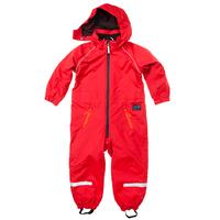 Fleece-lined Overall - Red quality kids boys girls