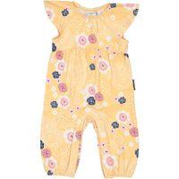 floral newborn baby playsuit orange quality kids boys girls