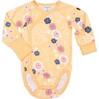 Floral Newborn Baby Bodysuit - Orange quality kids boys girls