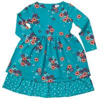 Floral Kids Spin Dress - Turquoise quality kids boys girls