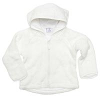Fleece Newborn Baby Jacket - White quality kids boys girls