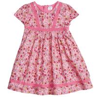 floral girls dress pink quality kids boys girls